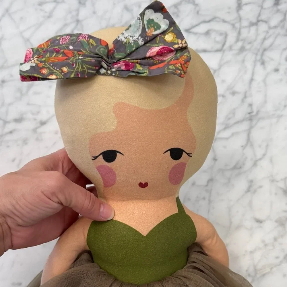 Candy Kirby Ballerina Doll with Green and Brown Dress